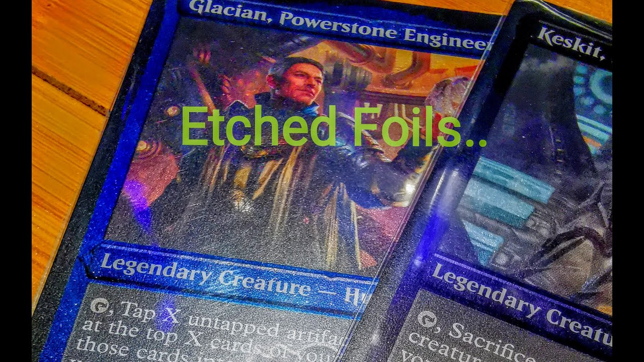Etched foils from commander legends are harder to find than you think