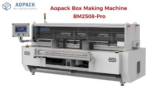 Aopack Box Making Machine BM2508-Pro All In One Compact Machine