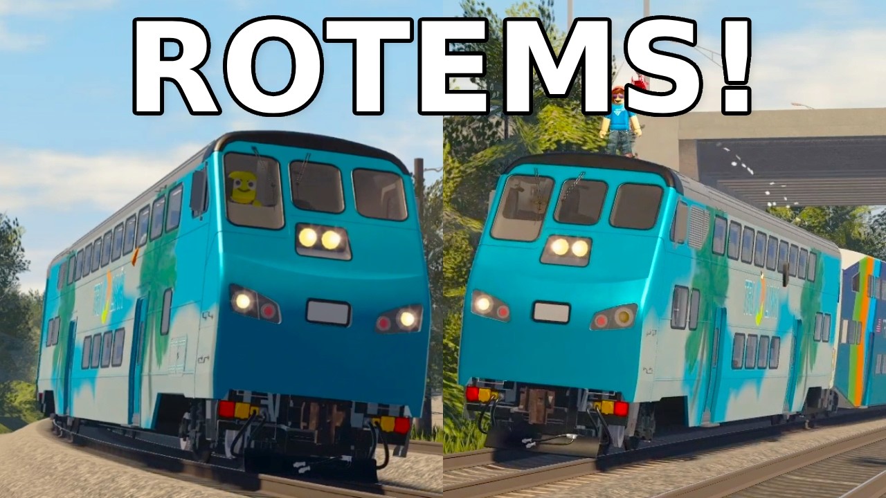 Tri-Link Rotems Are Finally Here! | Rail Sim Universe Railfanning #48