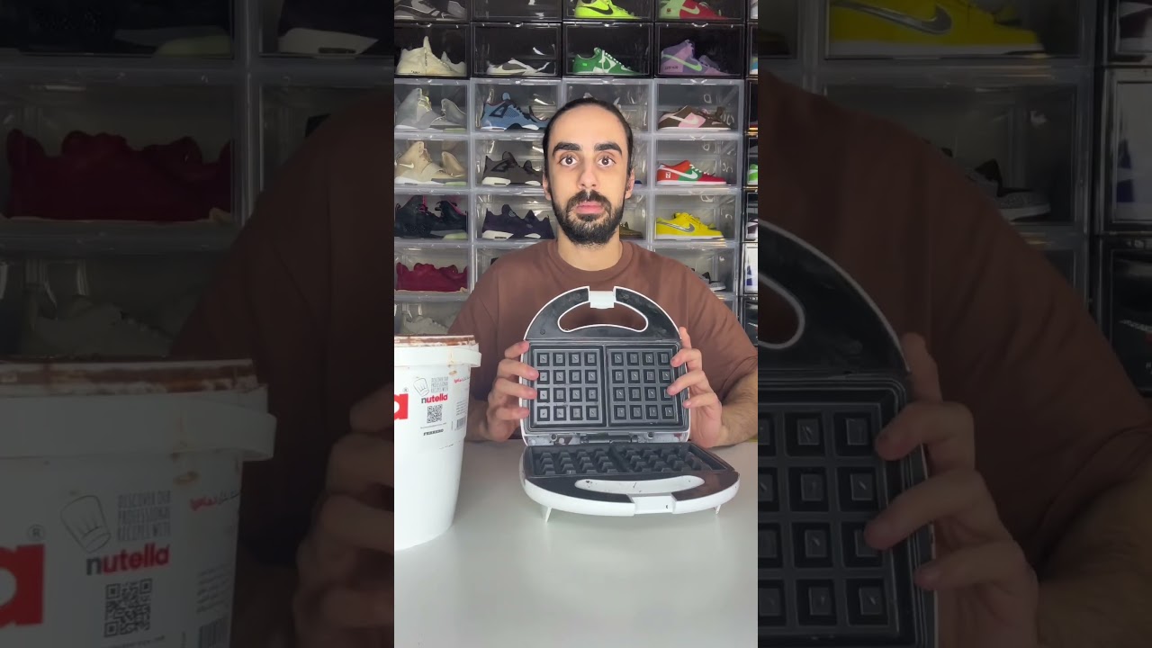 Nutella Waffle Hack 🧇😵 