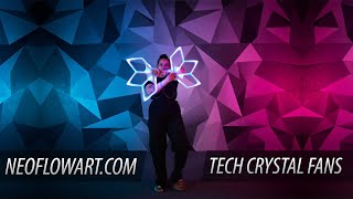 LED Tech Fans - Crystal fans / Demo video