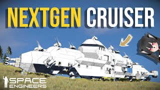 These Cruisers do Everything, Space Engineers Survival Ship Showcase - Pre-Release Walkaround