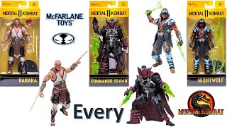 *see newer video* Every McFarlane Toys Mortal Kombat 11 Comparison List Action Figures Nightwolf