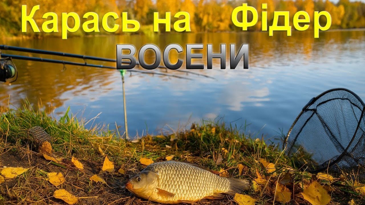 Карась на ставку!!! 🎣 Риболовля на Фідер ВОСЕНИ! ⚠️ 