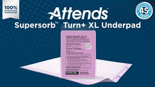 Attends Supersorb Turn+ XL Underpad