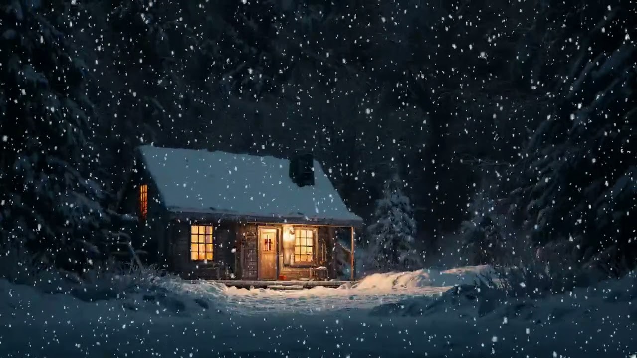 Snowy Night Blizzard Sounds | 3 Hours of Winter Wind for Deep Sleep & Relaxation