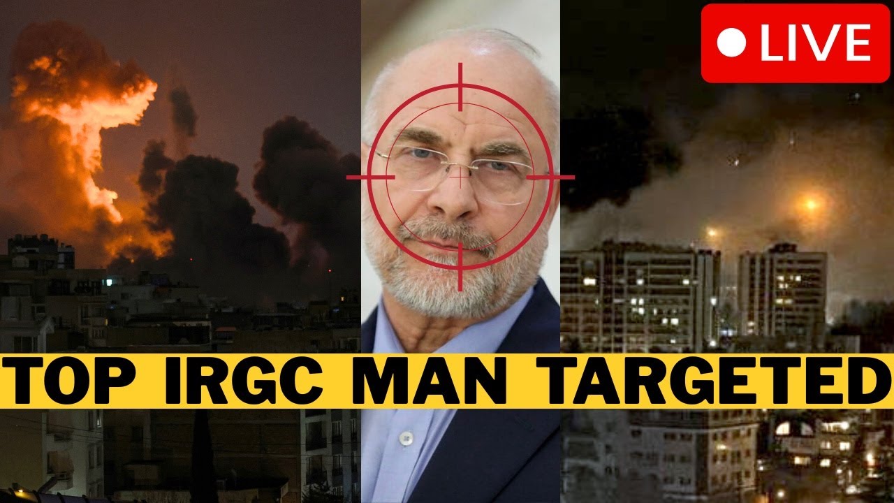 🚨 BREAKING: Israel Targets IRGC Leader Ghalibaf In Tehran - Chaos In Iran