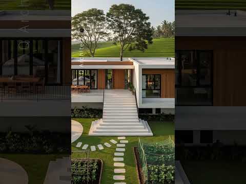 Concrete Tropical House #tropicalhousedesign