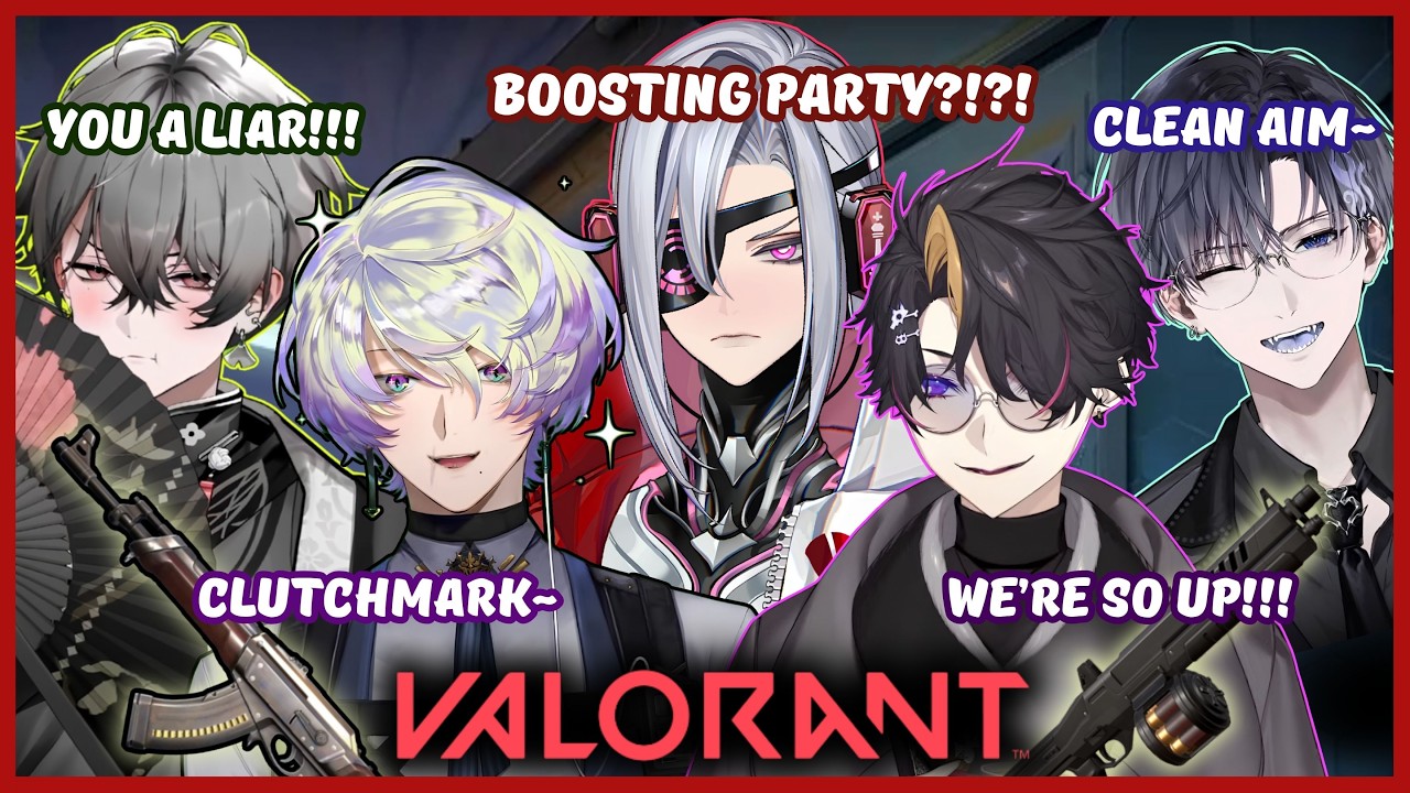 [VALORANT COLLAB] Goated 5 Stack Ranked Up! They’re Mogging So Hard~