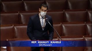 Congressman Kahele honors Mayor Billy Kenoi in remarks on House Floor - February 4, 2021