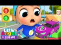 Baby John&#39;s Toy Race Car Playground Song | Little Angel And Friends Kid Songs