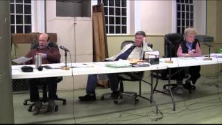 Ashfield Selectboard budget mtg March 31 2014