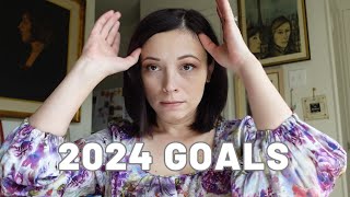 My 2024 Financial Goals &amp; No-Buy Year; Life Goals, YouTube Goals and Struggles