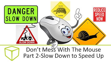SOLIDWORKS Tutorial - Don’t Mess with the Mouse Part 02 Slow Down to Speed Up