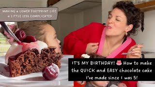 EASY CHOCOLATE CAKE! 🎂 How to make the simplest cake with what you have! (Easy for kids to use!) by The Whole Home 808 views 2 months ago 6 minutes, 34 seconds