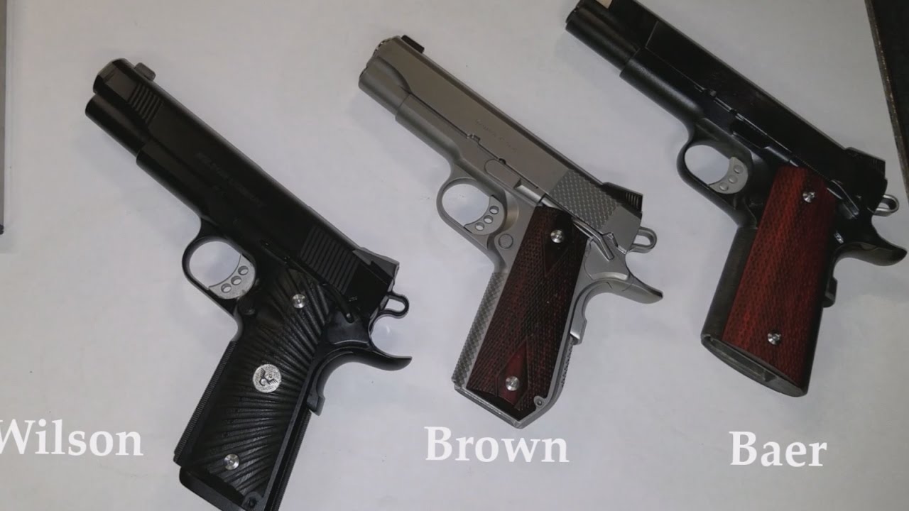 Ed Brown vs Les Baer vs Wilson Combat 1911 .45