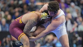 Gable Steveson 2025 NCAA Quarterfinals Highlights