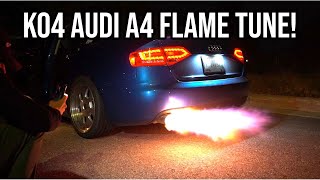 Audi A4 SHOOTS MASSIVE FLAMES!