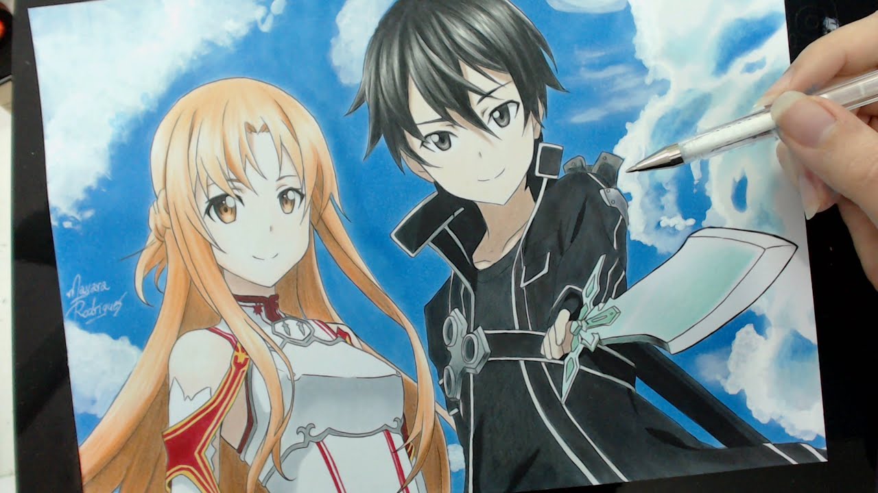 Fan art: Speed Drawing - Kirito, Special Site Videos News