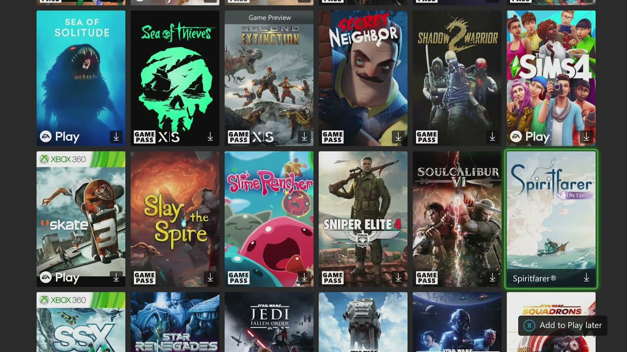 Xbox Game Pass Ultimate Games List - YouTube