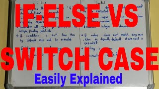 If Else vs Switch Case|Difference between If Else and Switch|If Else and Switch Case Difference