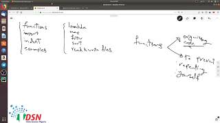 Day 16 #100DaysML: Use of functions (import and indent) Lambda and Maps