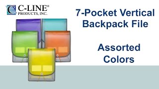 7-Pocket Vertical Backpack File - C-Line Products