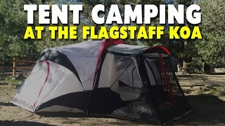 Our first time tent camping at the flagstaff koa in flagstaff,
arizona. we camped off typical season and used it as a base camp to
drive up grand ...