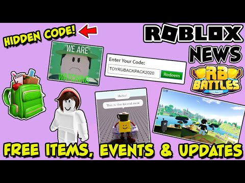 Roblox News Promo Code Rb Battles 2 Update In Game Videos Visual Upgrades Hidden Item Code Youtube - roblox news code