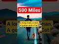 Walking 500 Miles — A Journey with My Cat 🐾🎸 | A Lonely Road, A Cat &amp; A Guitar 🎶