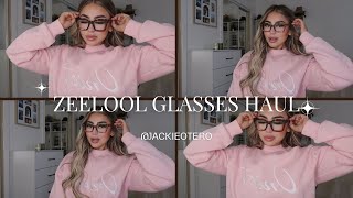 ZEELOOL GLASSES HAUL 💫