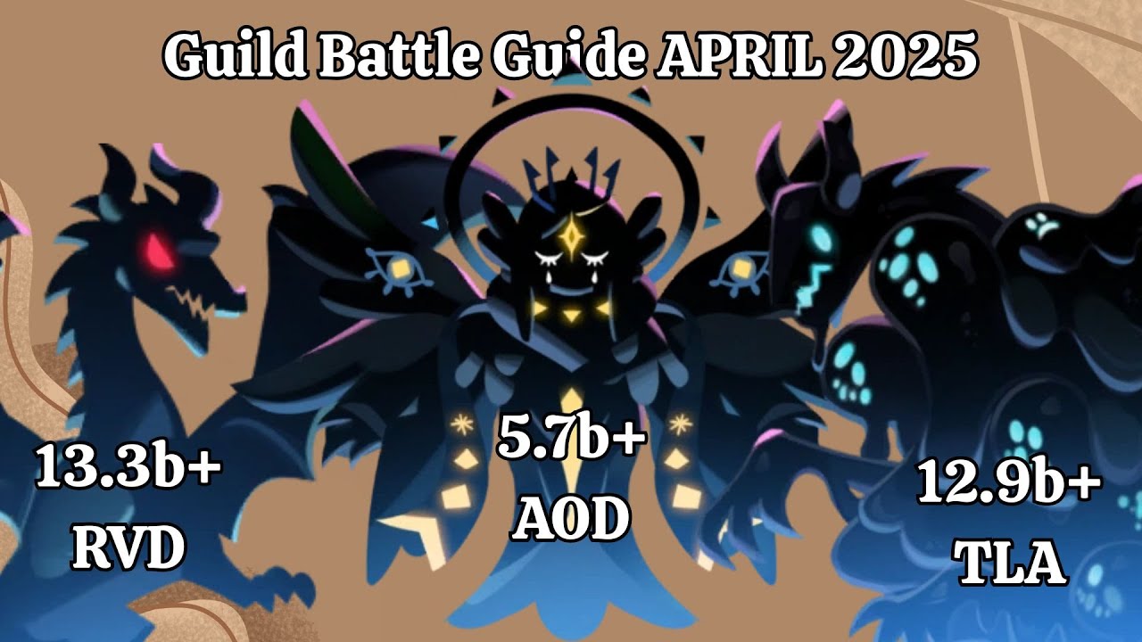 Cookie Run Kingdom - GUILD BATTLE ALL 3 BOSSES TEAMS GUIDE (APRIL 2025)
