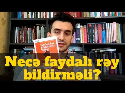 Video: Bir həmkarınız üçün müsbət rəyi necə yazırsınız?