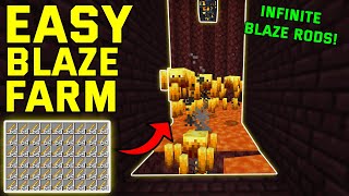 EASY Blaze Farm Farm Minecraft 1.20! (Bedrock/Mcpe/Ps4/Xbox)