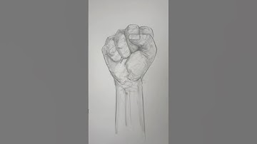 Draw a fist ✊ Drawing lesson for beginners