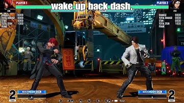 KOF XV (Ver. 1.34) Kyo Option Select After C Throw Setup To Catch Rolls