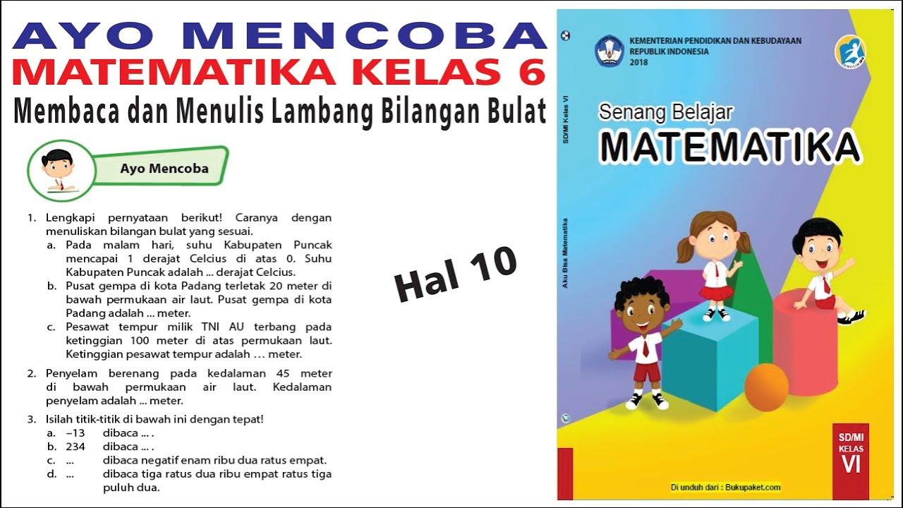 20++ Kunci jawaban matematika kelas 6 revisi 2018 halaman 10 info