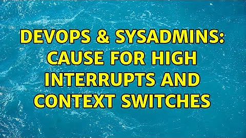 DevOps & SysAdmins: cause for high Interrupts and context switches (2 Solutions!!)
