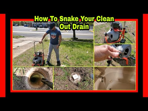 How To Clean Out A Drain Pipe With A Snake