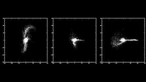 Galaxy Collision simulation