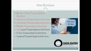 Outsourcing Transcription Services