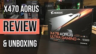 Gigabyte x470 Aorus Ultra Gaming Motherboard Unboxing, Review, & Build