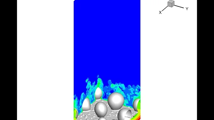 Phase field simulation of nucleate boiling
