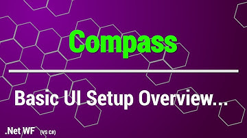 Compass - .Net WinForm - VS2019 C# - UI Set Up