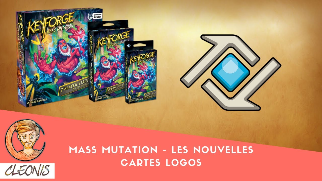 KEYFORGE - MASS MUTATION - LES NOUVELLES CARTES LOGOS - YouTube