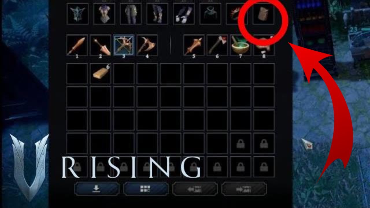 Como Aumentar el Inventario - V Rising - YouTube