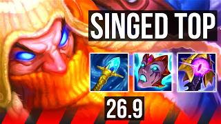 SINGED vs MORDEKAISER (TOP) | Deathfire Touch | KR Diamond | 26.9