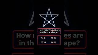 ⭐ Can You Count the Lines in This Star? 🤯 | Brain Teaser Challenge