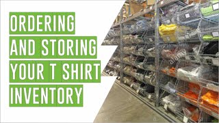 t shirt business storage