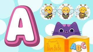 Alfabetul Pentru Copii Litera A Invatam Sa Vorbim Desene Educative Cuvinte Simple Pam Bebe
